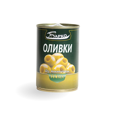 Оливки без косточки ТМ Барко 280 гр