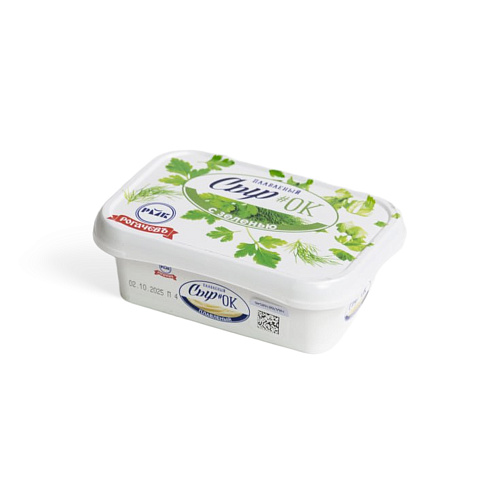 Сыр плавленый с зеленью 40% ТМ Рогачев 170 гр