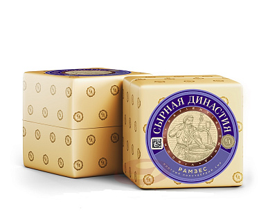 Сыр полутвердый Рамзес 45 % Тм Сырная Династия