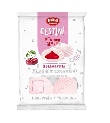 Зефир с вишневой начинкой ООО Красный Пищевик 250 гр