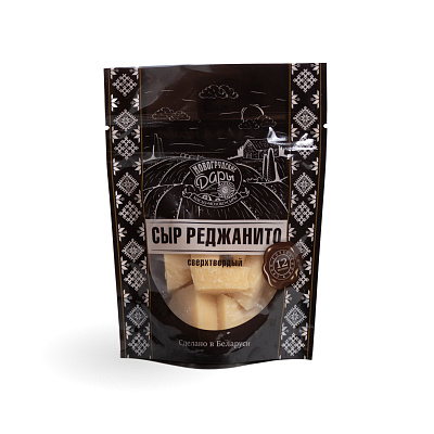 Сыр сверхтвердый Реджанито колотый 45% ТМ Новогрудские Дары 100гр