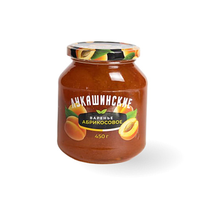 Варенье абрикосовое ТМ Лукашинские 450 гр