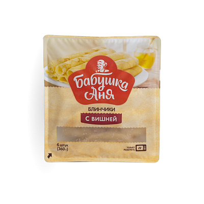 Блинчики с вишней ТМ Бабушка Аня 360 гр