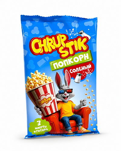 Попкорн Хрумстик соленый Лидкон 80 гр