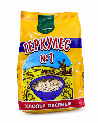 Хлопья овсяные Геркулес №1 Лидкон 400 гр