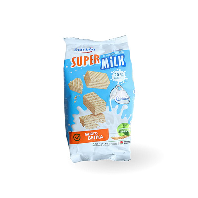 Вафли с молоком ТМ Витьба 150г