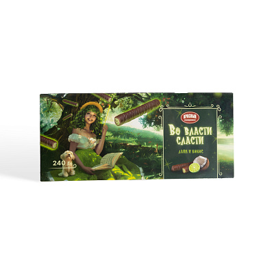 Набор конфет Во власти сласти со вкусом лайма и кокоса ТМ Красный Пищевик 240 гр