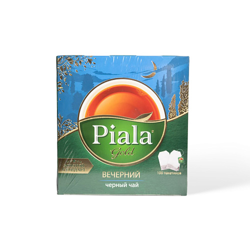 Чай черный вечерний Пиала Голд 100пакетов