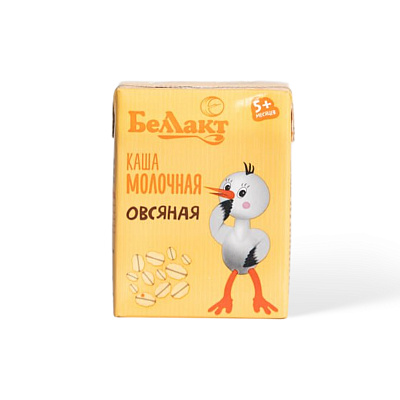 Каша молочная овсяная для питания детей детского возраста 207гр Тм Беллакт
