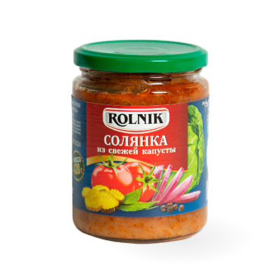 Солянка из свежей капусты с ТМ Рольник 420 гр