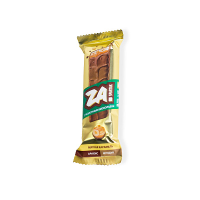Батончик Нуга глазированный с мягкой карамелью арахисом и фундуком ЗА Спартак  50 гр Спартак