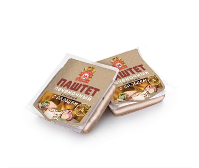 Паштет Печеночный слоеный с сальцем Гродненский МК