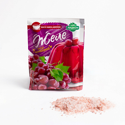 Желе вкус Виноград Лидкон 80 гр