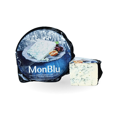 Сыр с благородной голубой плесенью 50% Тм Monblu