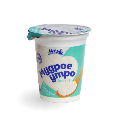 Йогурт в пластиковом стакане 3,5% ТМ Milida 300 гр