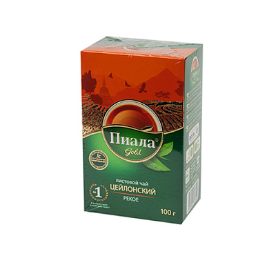 Чай черный цейлонский Пиала Голд 100 гр