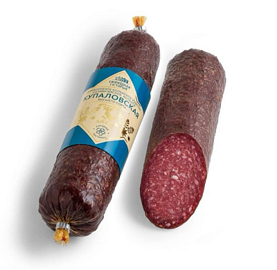 Колбаса сырокопченая Купаловская высшего сорта Слуцкий МК