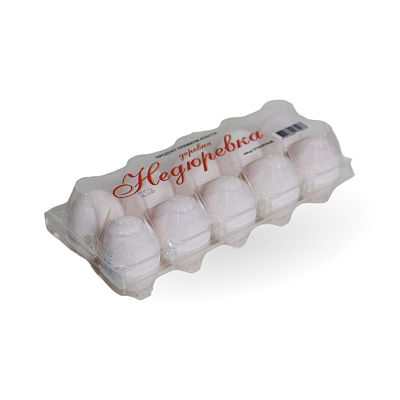 Яйцо куриное белое СО Деревня Недюревка 10шт