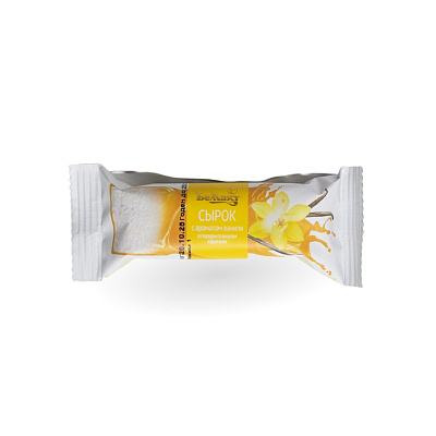 Сырок творожный глазированный с ванилью со вкусом карамели 18% 40гр Тм Беллакт