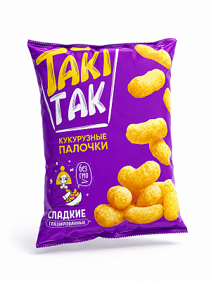 Палочки кукурузные неглазированные сладкие Хрумстик Лидкон 160 гр
