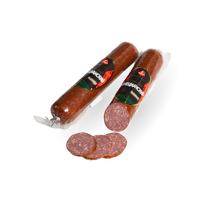 Колбаса варено-копченая Сервелат Венецианский высший сорт Пинский МК 400 гр