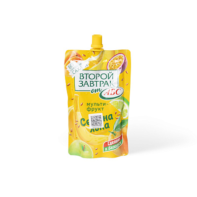 Десерт мультифруктовый с семенами льна ТМ АВС 200 гр Дой-Пак