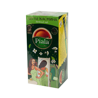 Чай зеленый цветы жасмина Пиала 25 пакетов