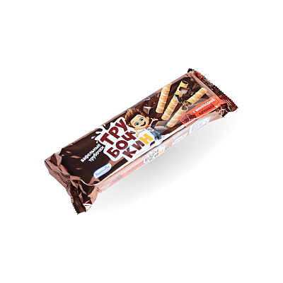 Вафельные трубочки Трубочкин с шоколадной начинкой ТМ Витьба 170г