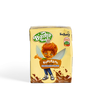 Коктейль молочный для детей обогащенный витаминами с какао 2.5% 210 гр Тм Беллакт