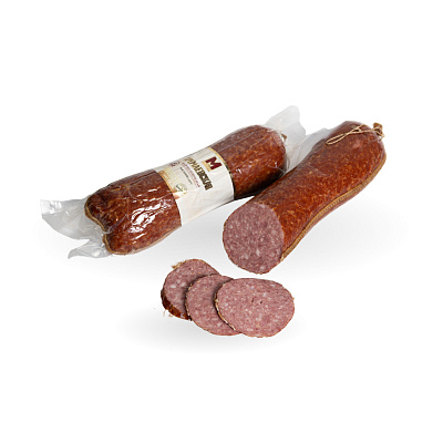 Колбаса варено-копченая Кремлевская высший сорт Могилевский МК