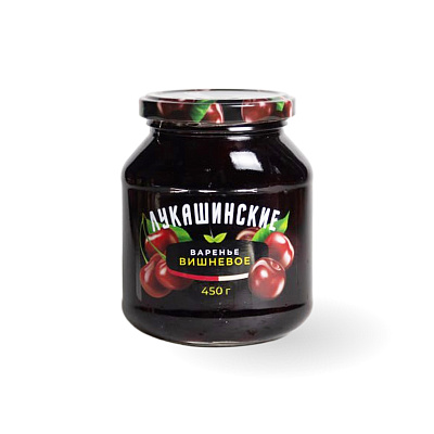 Варенье вишневое без косточки ТМ Лукашинские 450 гр