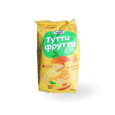 Вафли со вкусом лимона и апельсина ТМ Витьба 150г