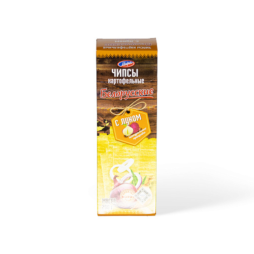 Чипсы картофельные Белорусские с луком 200 гр