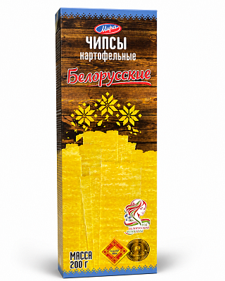 Чипсы картофельные Белорусские Тм Мира 200 гр