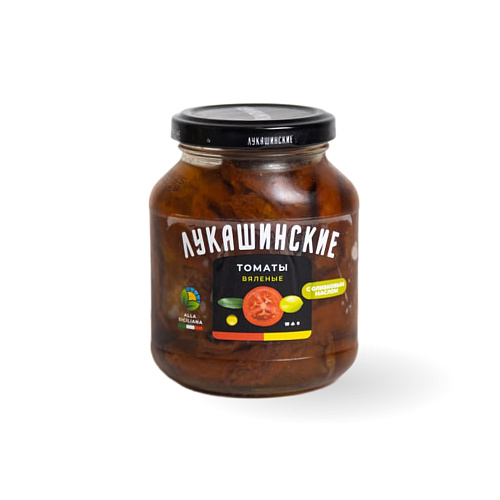 Томаты вяленые с оливковым маслом Siciliana ТМ Лукашинские 250 гр