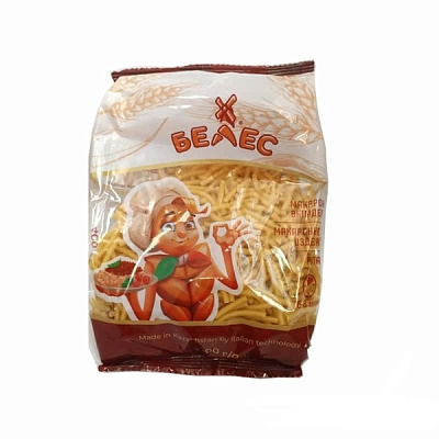 Макаронные изделия Рожок гладкий Белес 400 гр