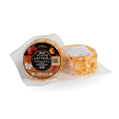Сыр мягкий Агрей со смесью пряностей Гриль 45% ТМ Milida 
