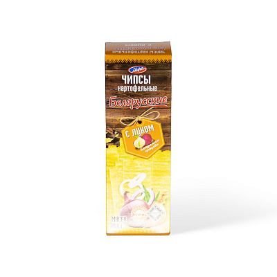 Чипсы картофельные Белорусские с луком 200 гр