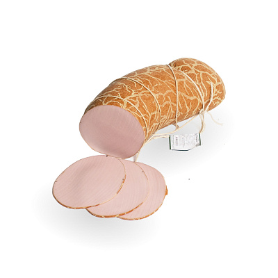 Колбаса вареная мясная Элитная с маслицем в текстиле Калинковичи МК