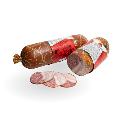 Колбаса варено-копченая Бужоле с грудинкой высший сорт Пинский МК