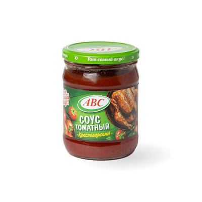 Соус томатный Краснодарский ТМ АВС 500 гр