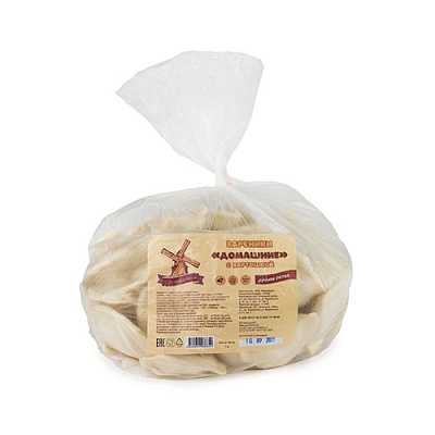 Вареники Домашние с картошкой ТМ Мельница 1 кг