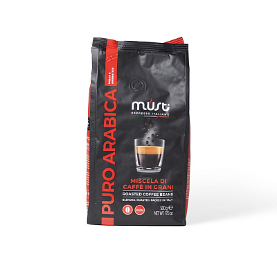 Кофе в зернах Must Pure Arabica 500 гр