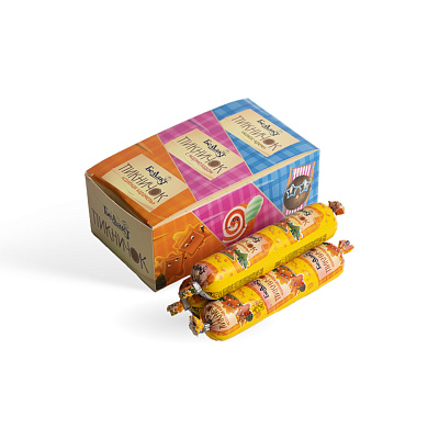 Продукт творожный сладкий палочки из творога с наполнителем Соленая карамель 3,0% Тм Беллакт 100 гр