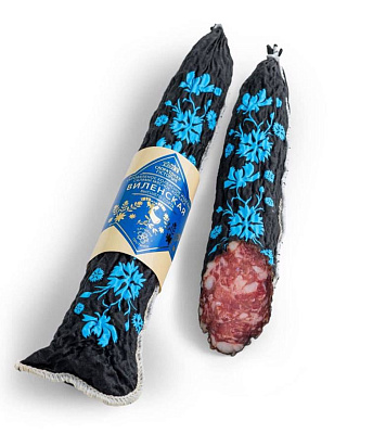 Колбаса сыровяленая Виленская высшего сорта Слуцкий МК