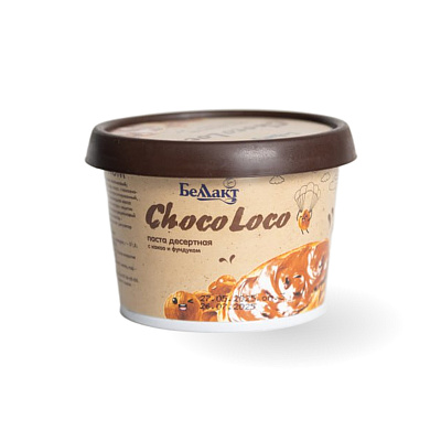 Паста десертная с какао и фундуком 25% 250гр Тм Беллакт