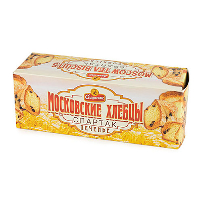 Печенье Московские хлебцы ОАО Спартак 200 гр