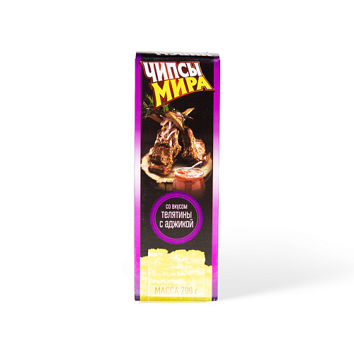 Чипсы картофельные Мира со вкусом телятины с аджикой 200 гр