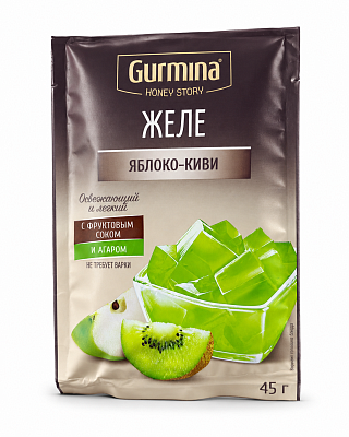 Желе Яблоко-киви ТМ Gurmina 45 г