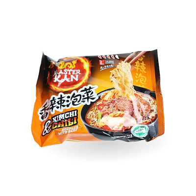 Лапша быстрого приготовления Мастер Кан Говядина Chilli Kimchi 85 гр